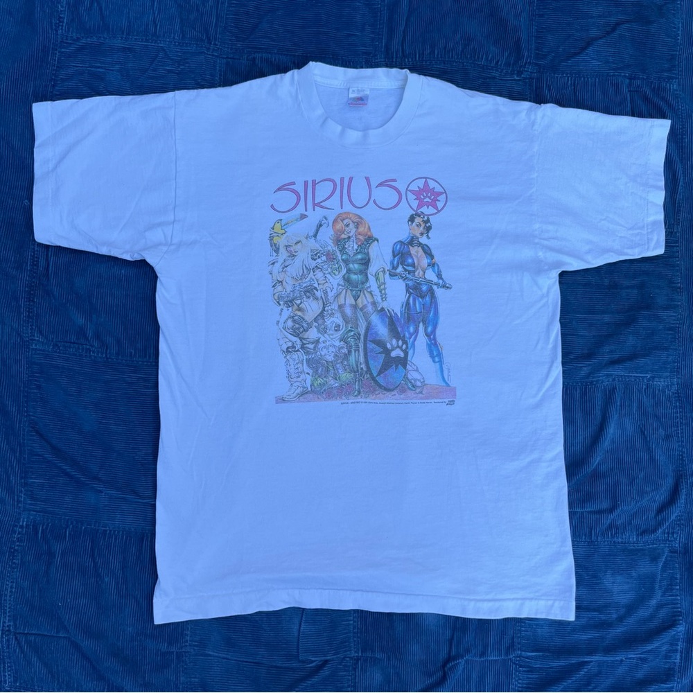Vintage 90s Sirius Comics T Shirt Animal Mystic Dawn 1995 XL Dark One Anime.